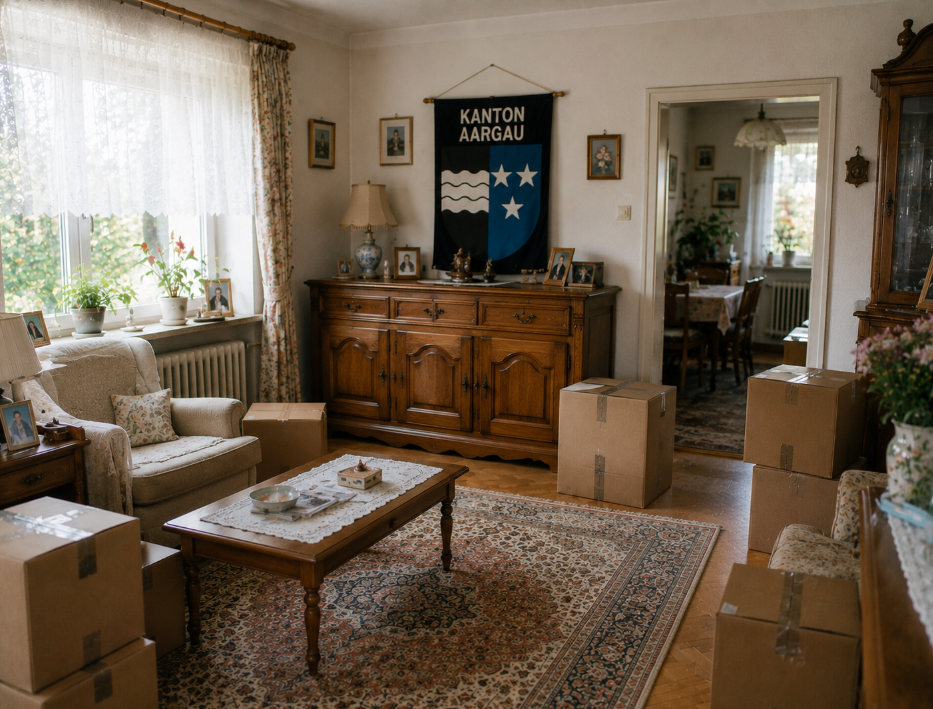 Wohnungsräumung in Aargau